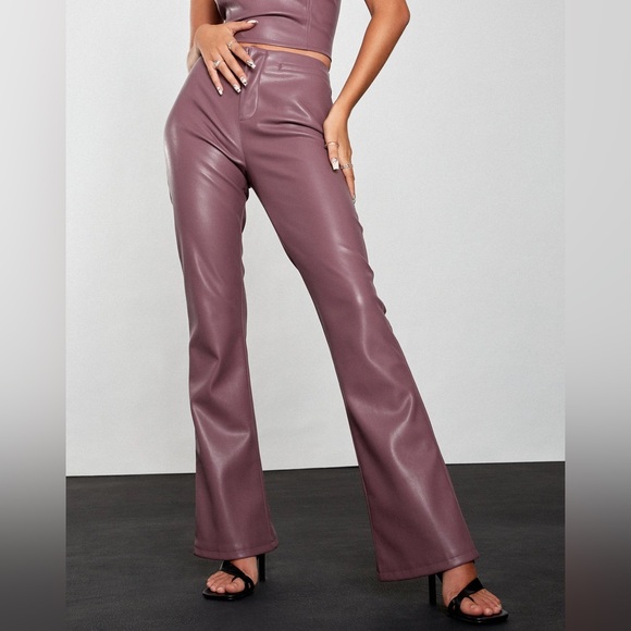 motel purple leather pants - Picture 1 of 6